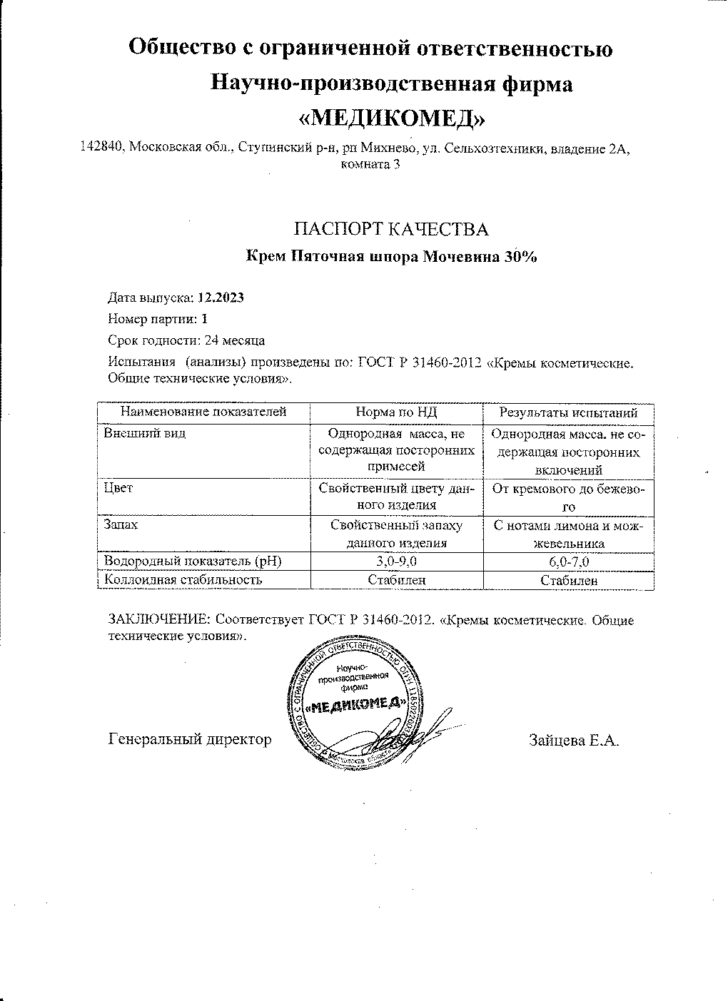 Паспорт №122023